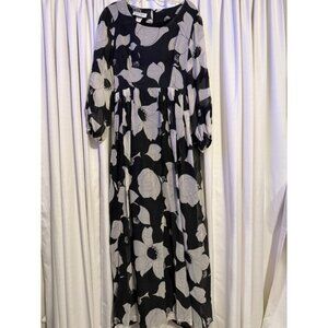 Vintage 1970's Julie Miller California dress-Beautiful piece-Black and White -12